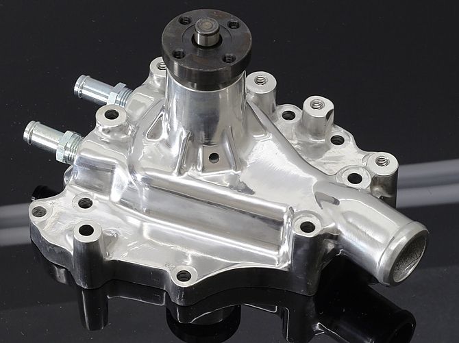 BBF FORD 351C 351M 400 CLEVELAND POLISHED WATER PUMP ALUMINUM IMPELLER